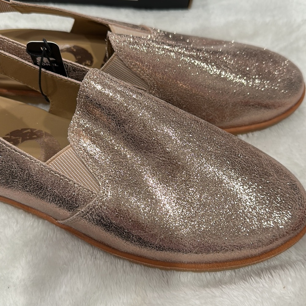 SOREL ELLA SLINGBACK NATURAL TAN / BRUN NATUREL WOMEN’S size 9 - Picture 10 of 12
